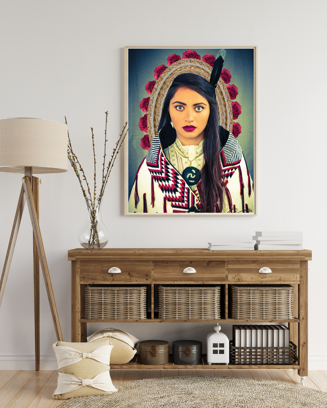 Maori Madonna Poster by Adrienne Whitewood – Ahu Boutique