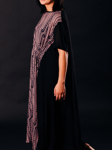 Pūngao Drawstring Dress - Blush