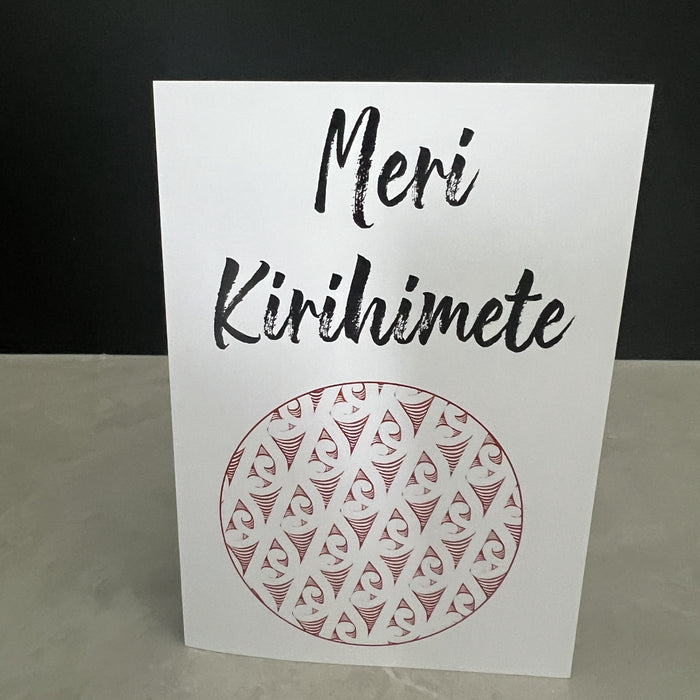 Meri Kirihimete - Folded Card