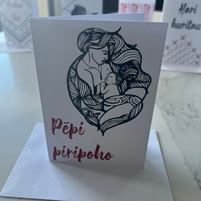 Pēpi piripoho - Folded Card
