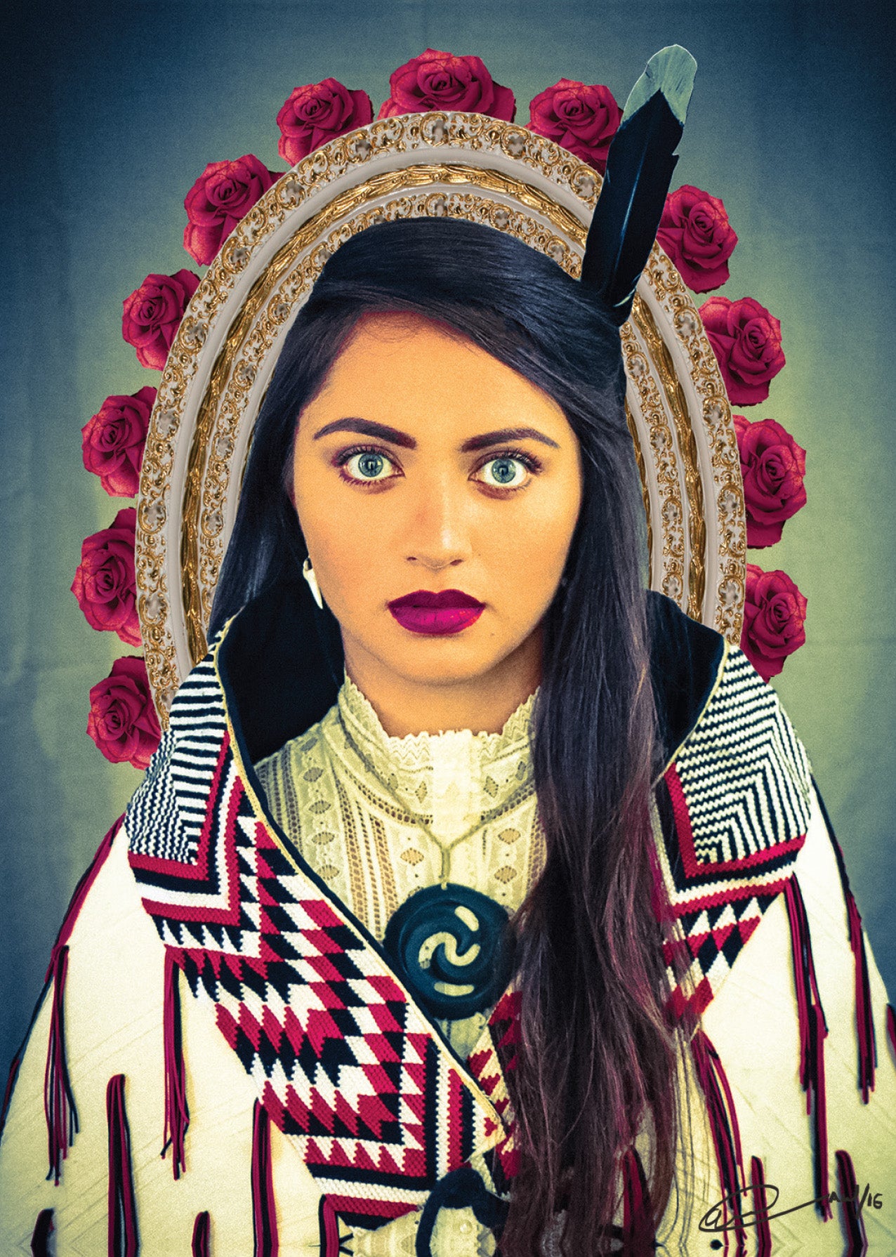 Maori Madonna Poster by Adrienne Whitewood – Ahu Boutique