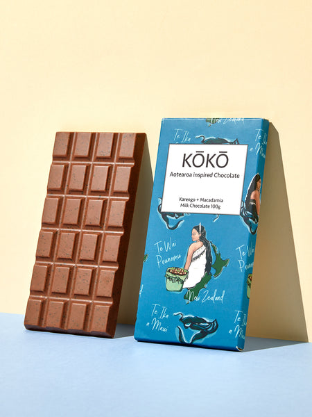 Karengo + Macadamia Chocolate