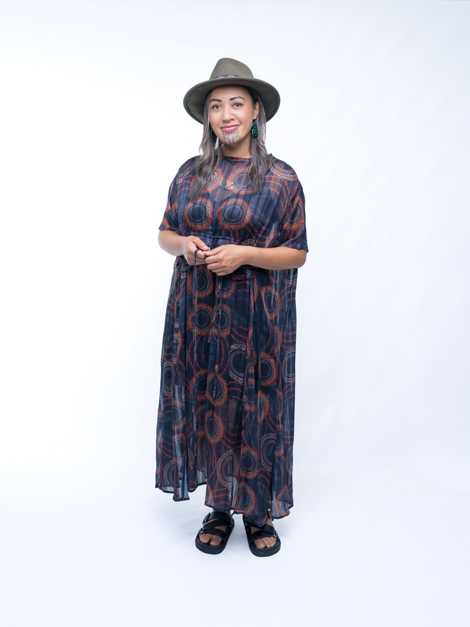 Rauwhero Drawstring Dress