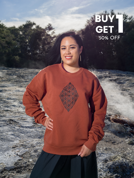 Taimana Print Crew - Clay