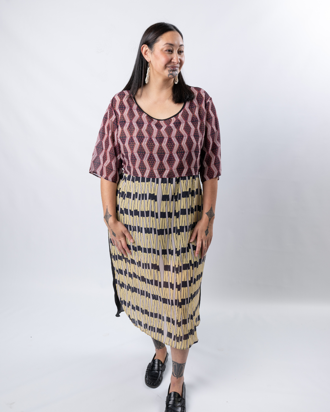 Whero Waharua Kōpito Bodice Piupiu Dress – Ahu Boutique