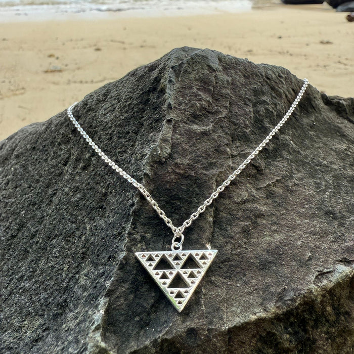 Silver Niho Earring & Pendant Set