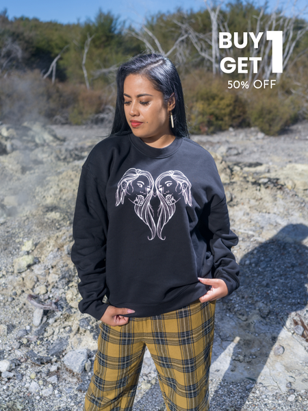 Arihia Print Crew - Black