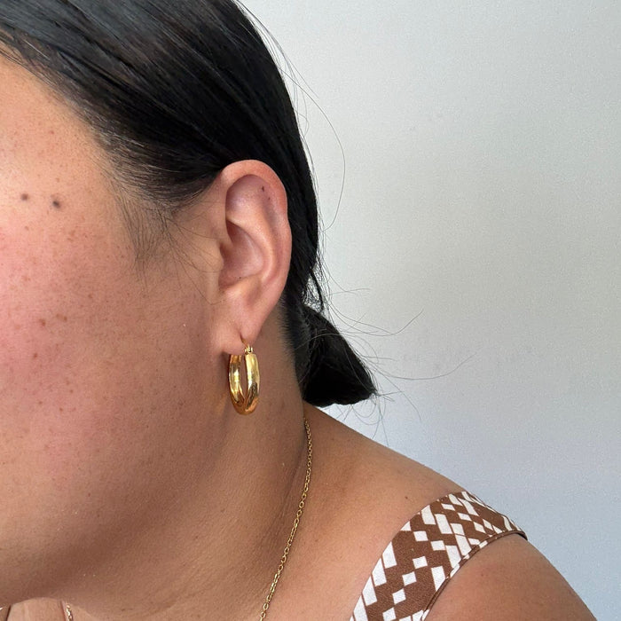 18ct Gold Plated Tarawhiti Earrings