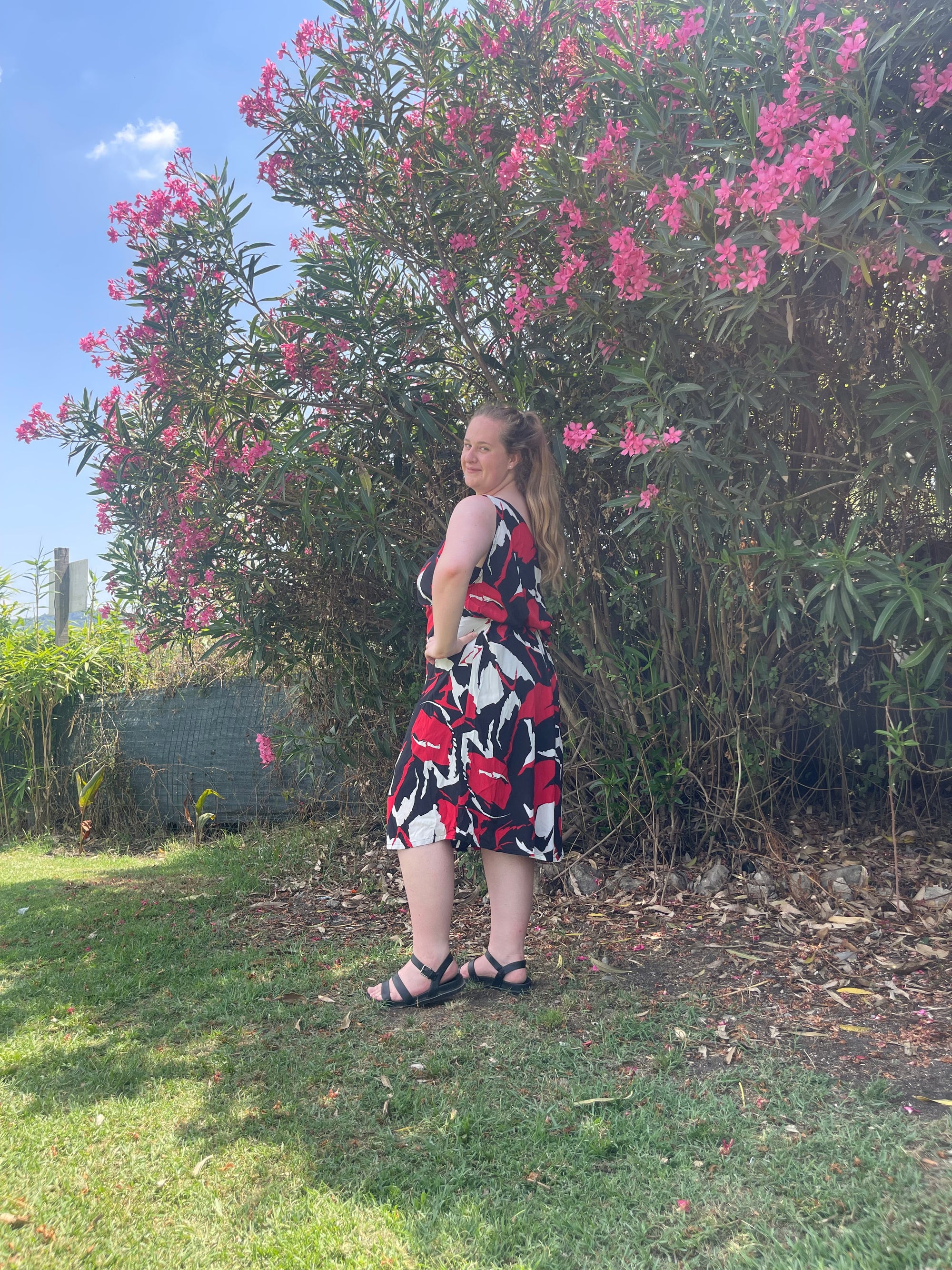 Wairata Warbrick  - Mā, Whero &amp; Pango Dress