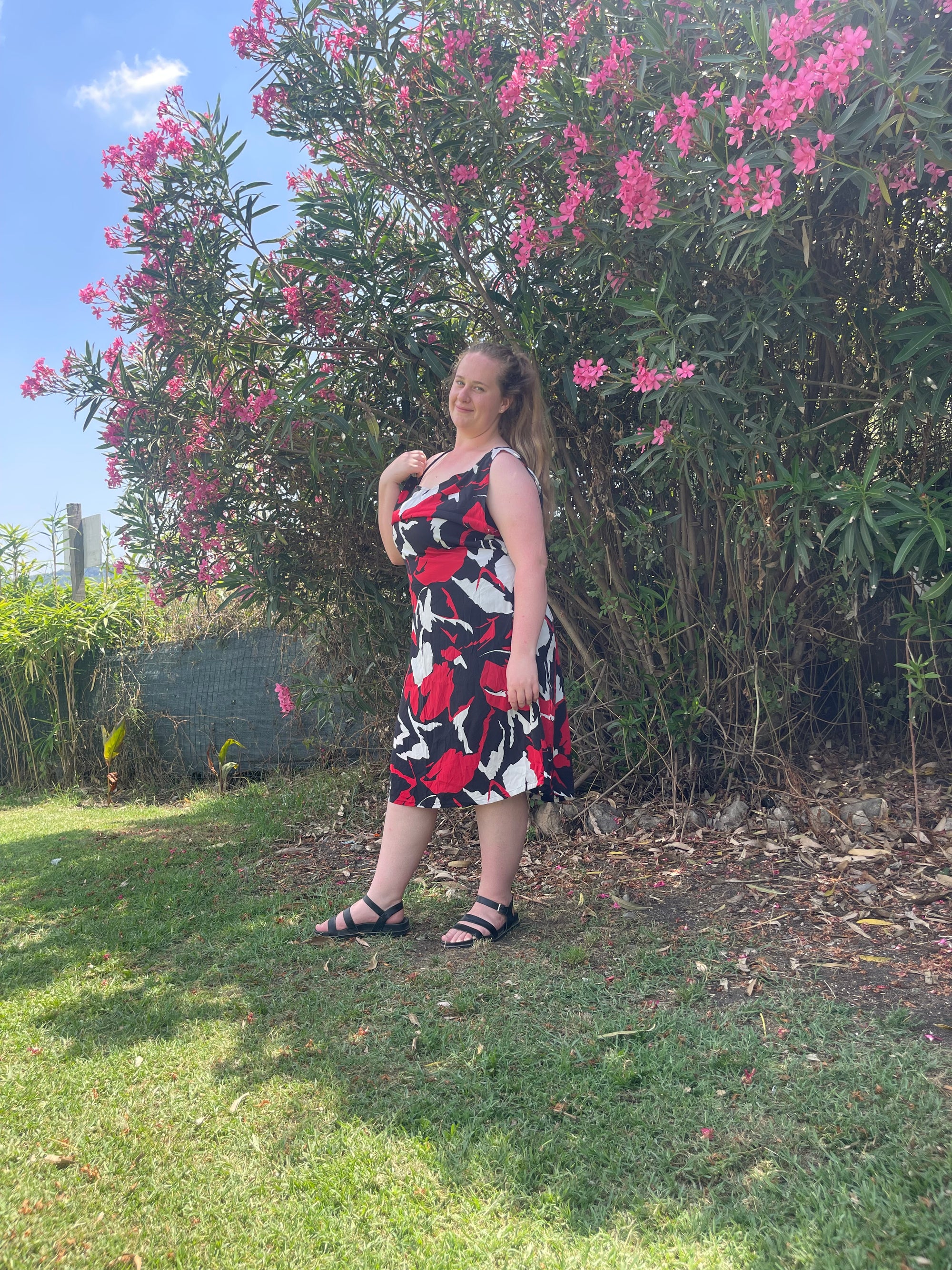 Wairata Warbrick  - Mā, Whero &amp; Pango Dress