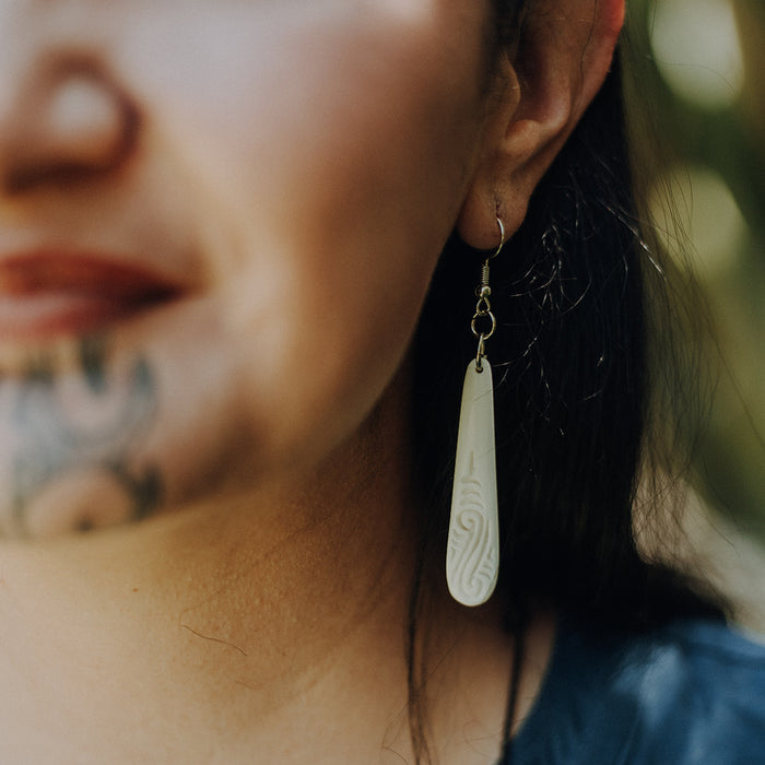 Bone Drop Earring - Small