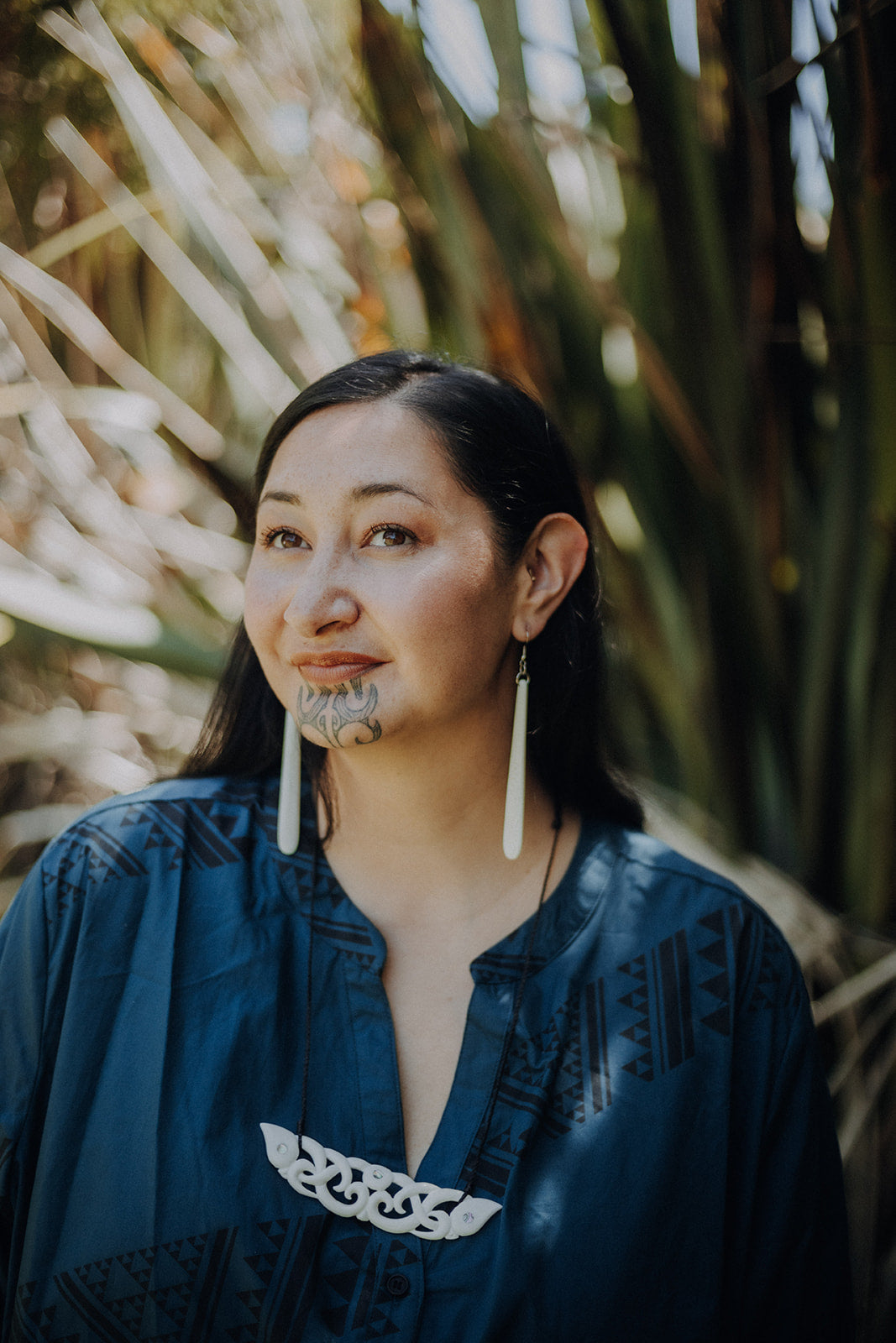 Bone Drop Earring - Long