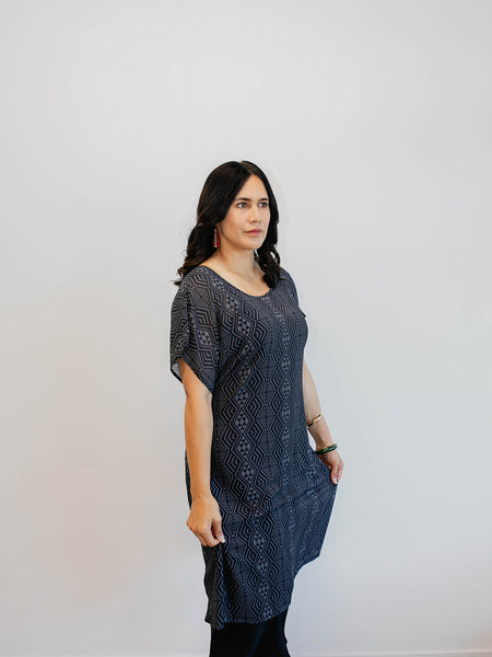 Patere Chiffon Dress - Dark Grey