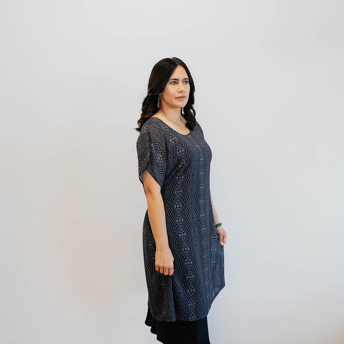 Pre Order Patere Chiffon Dress - Dark Grey