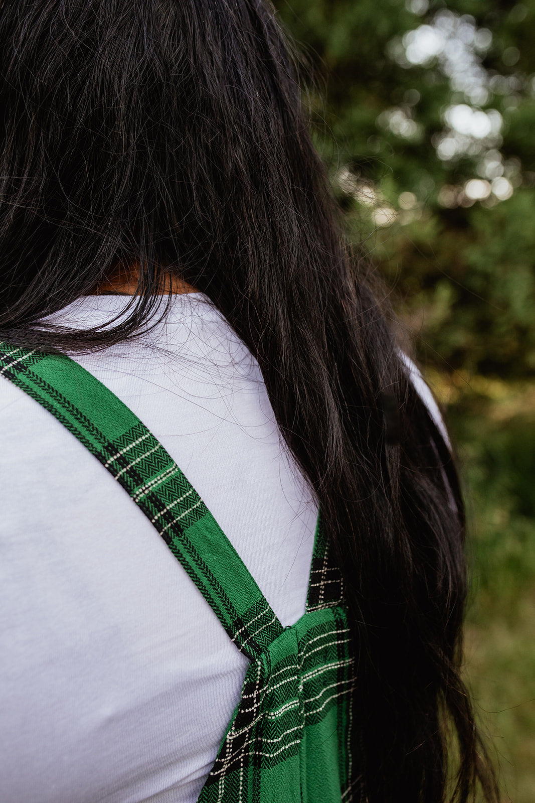 Pre Order Tartan Overalls - Emerald