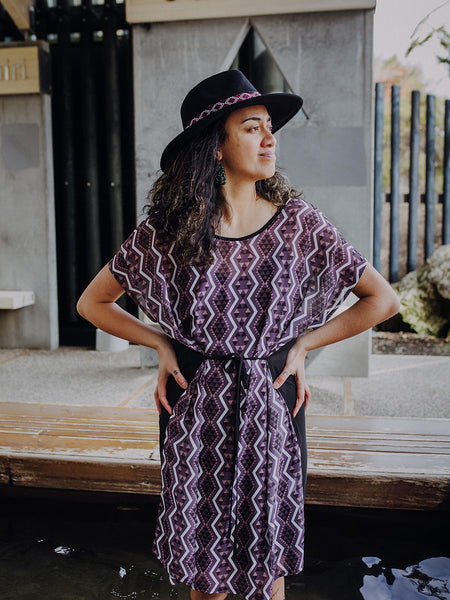 Aonui Tie Dress - Blush