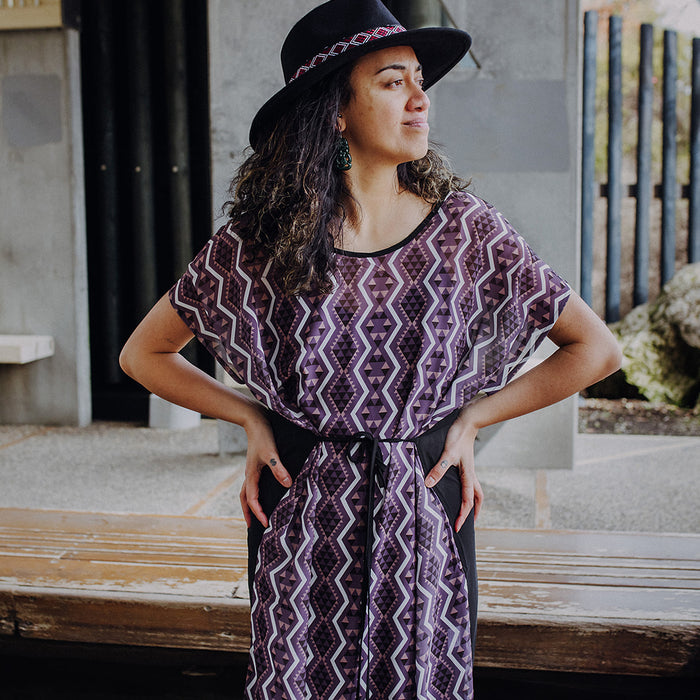 Aonui Tie Dress - Blush