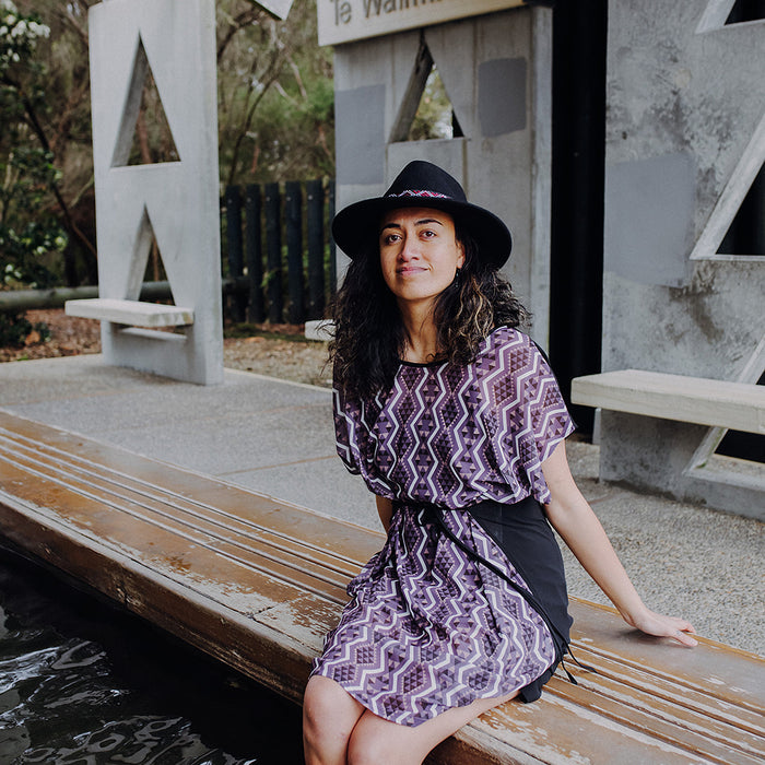 Aonui Tie Dress - Blush