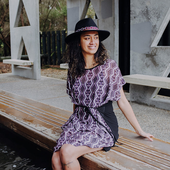 Aonui Tie Dress - Blush