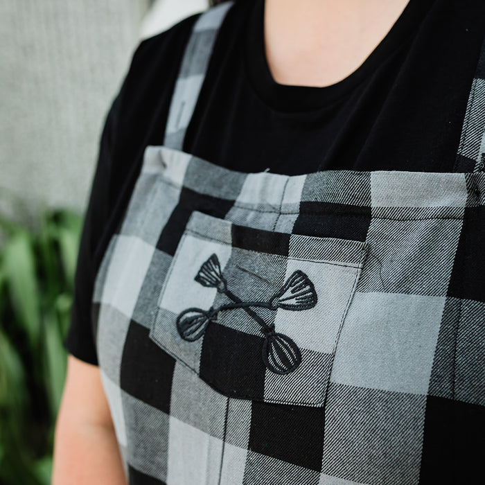 Tartan Overalls - Grey & Black