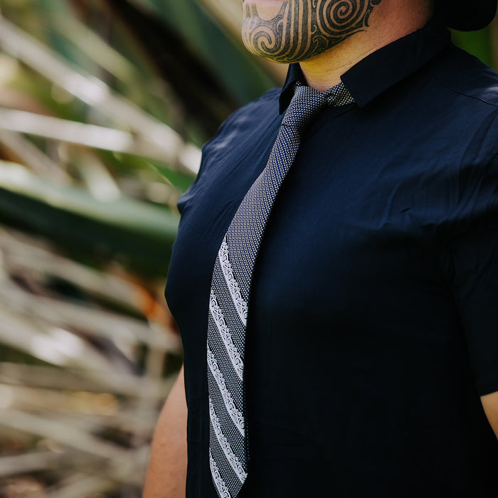 Black & White Necktie