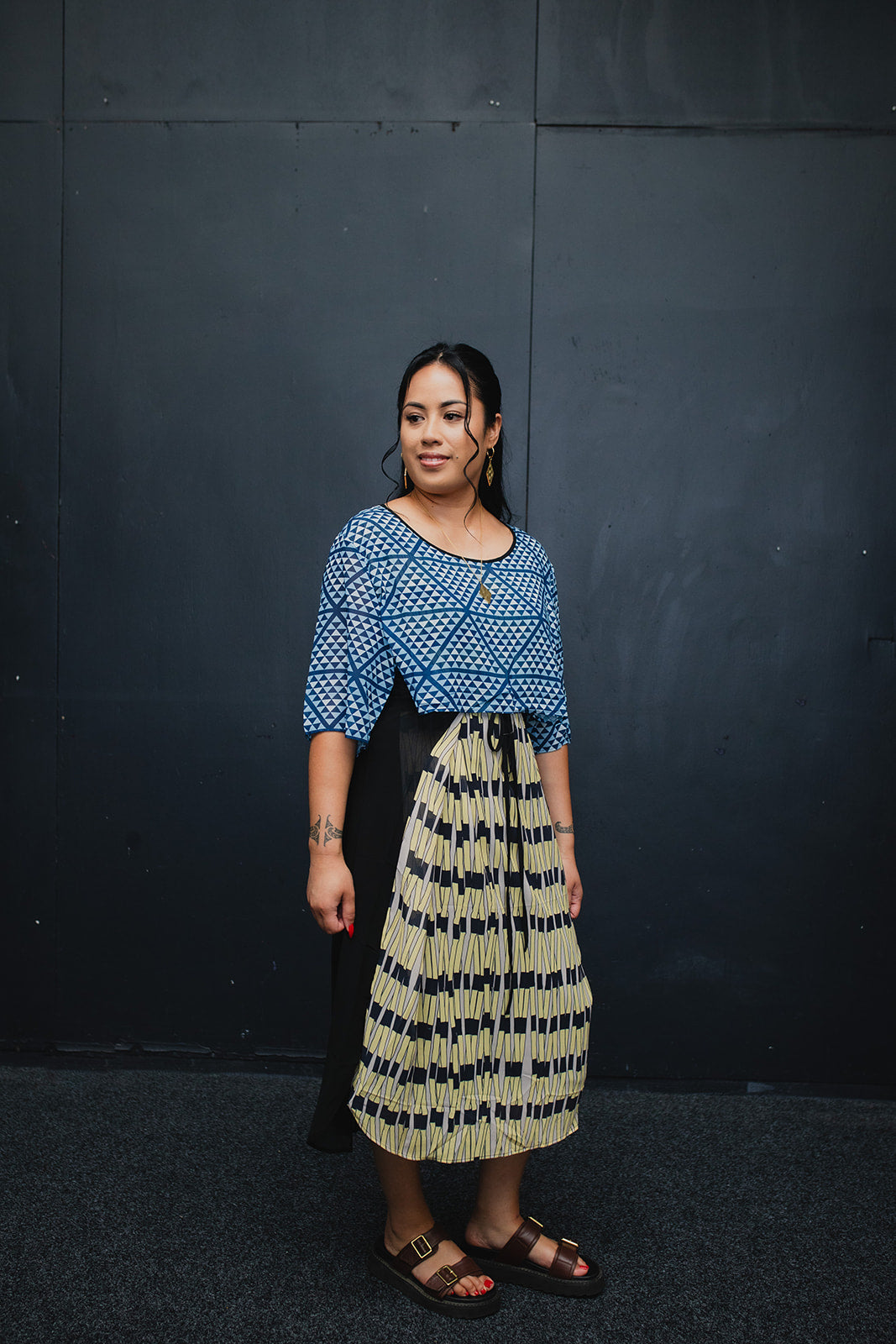 Kahurangi Taniko Bodice Piupiu Dress