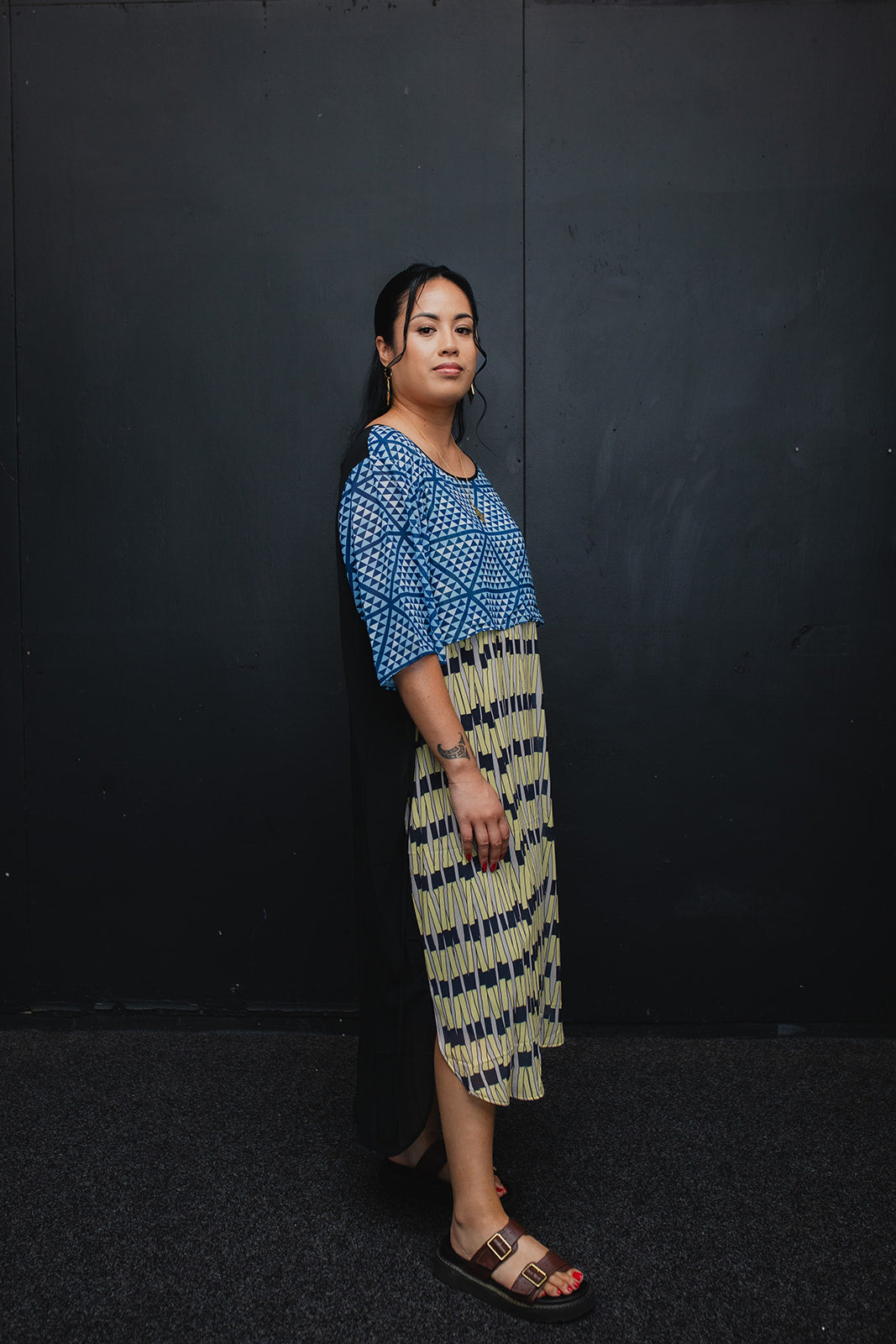 Kahurangi Taniko Bodice Piupiu Dress