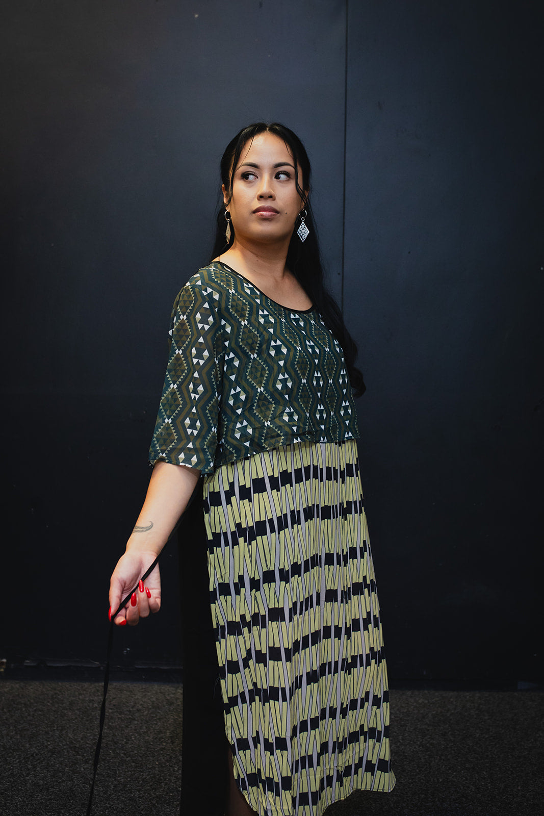 Kākāriki Aonui Bodice Piupiu Dress