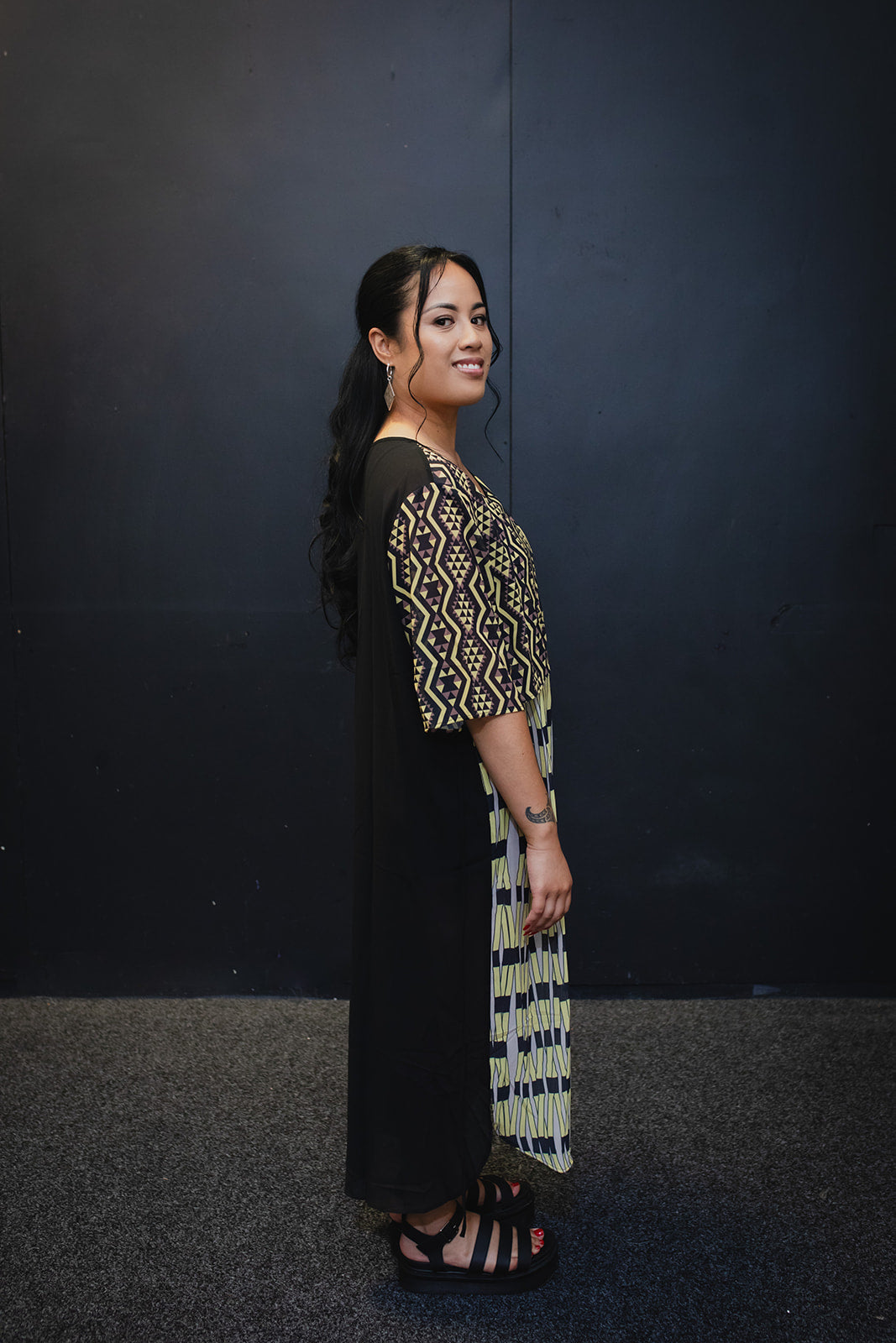 Kōwhai Aonui Bodice Piupiu Dress