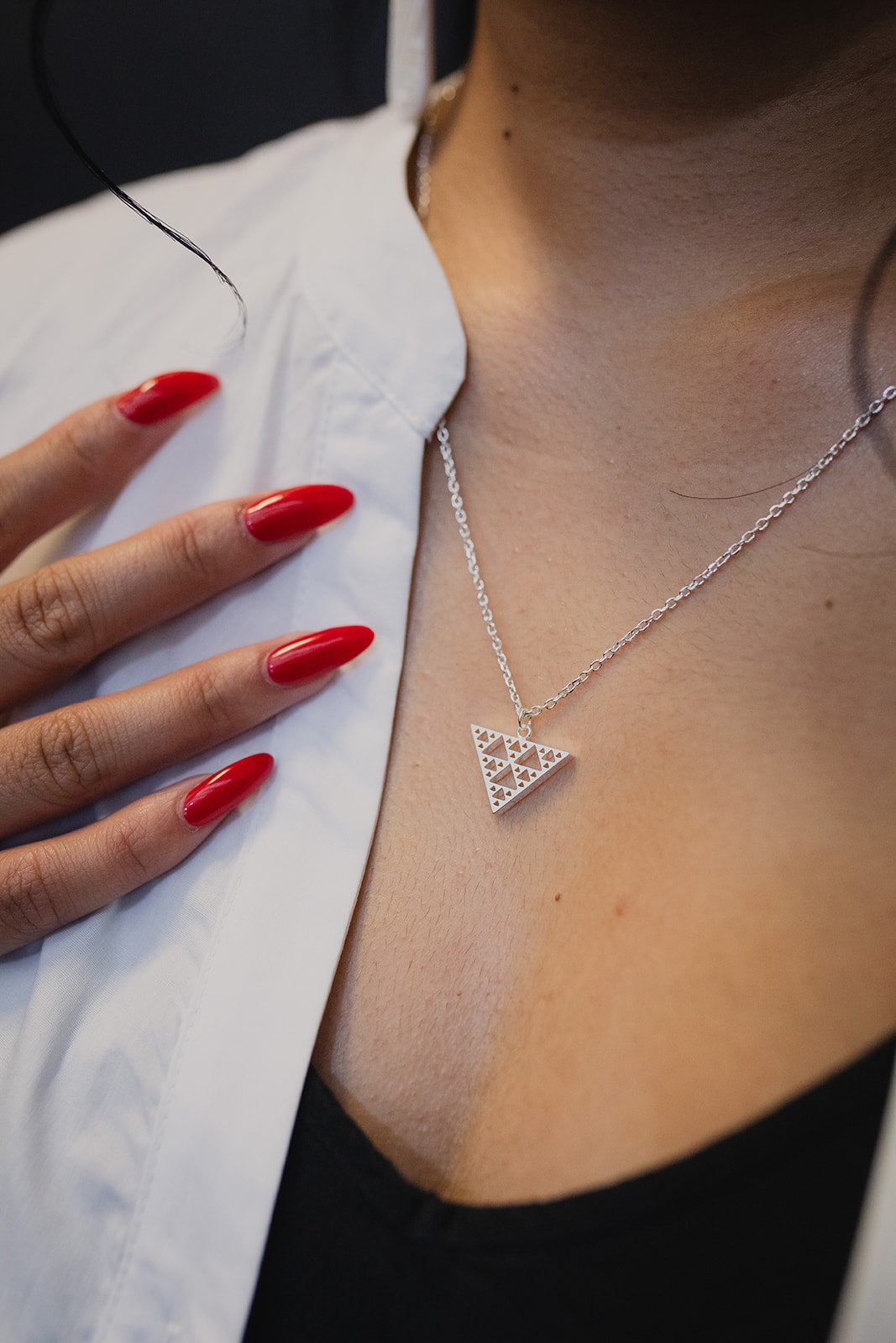 Silver Niho Earring &amp; Pendant Set