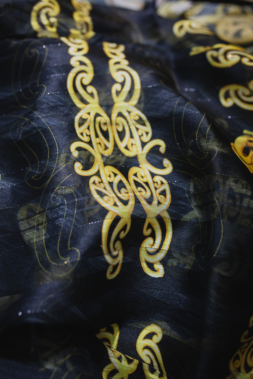 Manaia Print - Tie Wrap Dress