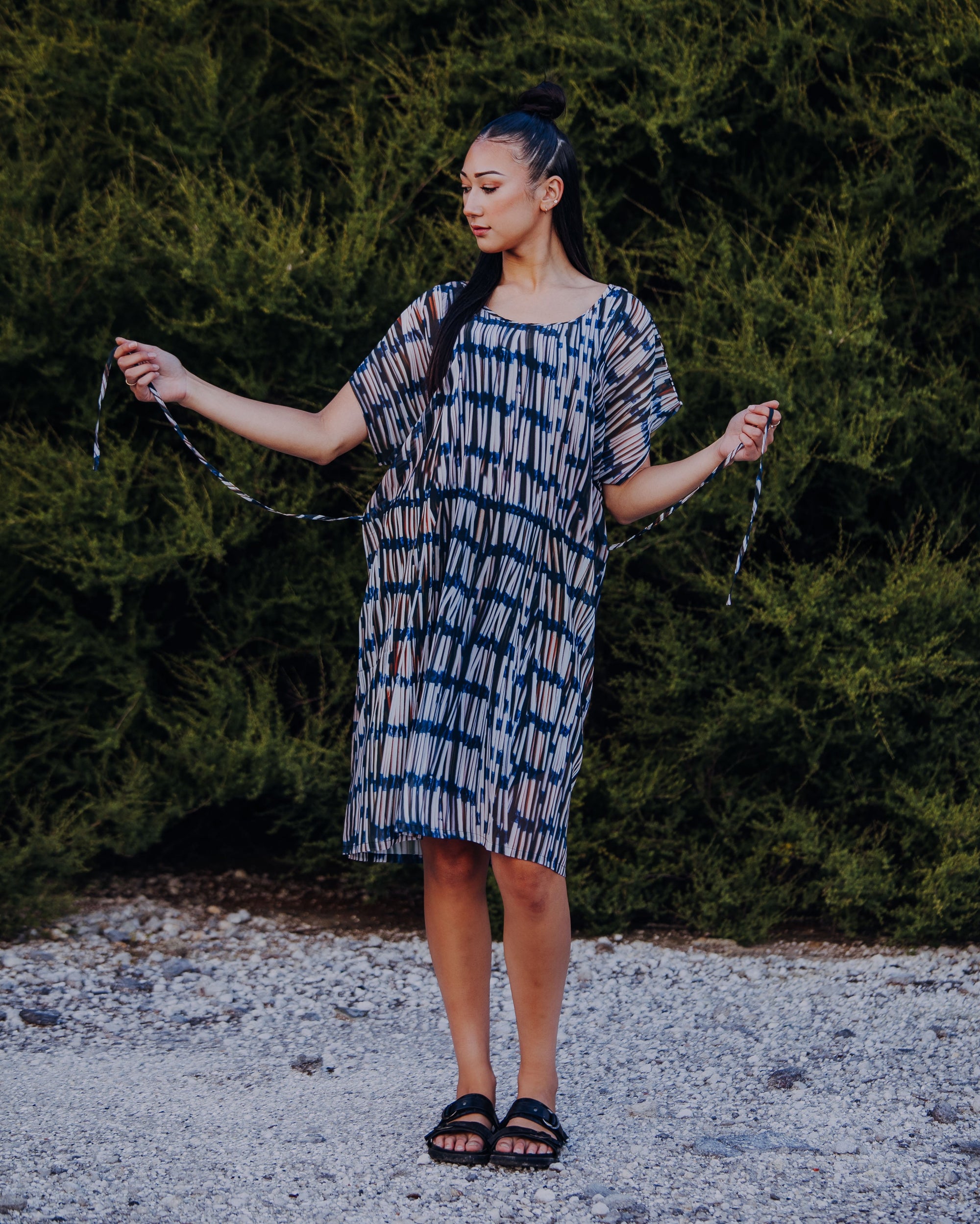 Pre Order Piupiu Print Dress - Mid Length