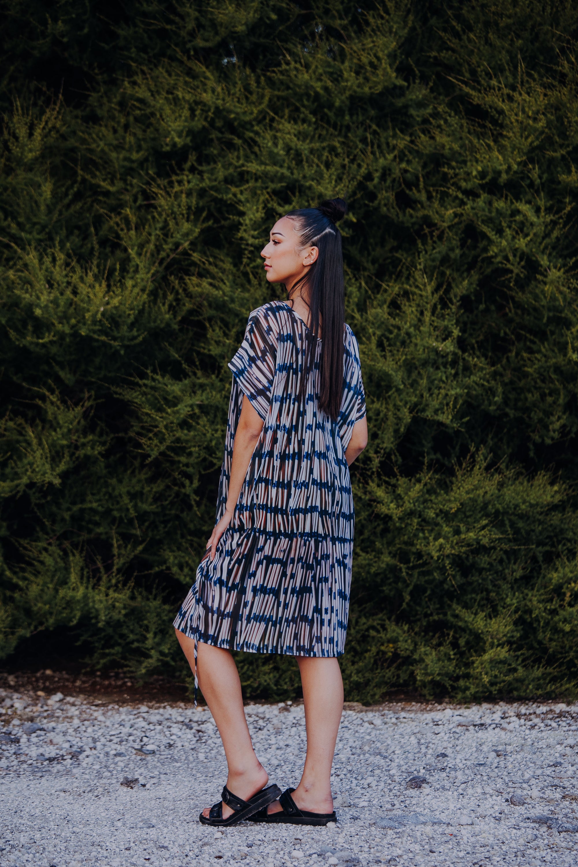 Pre Order Piupiu Print Dress - Mid Length