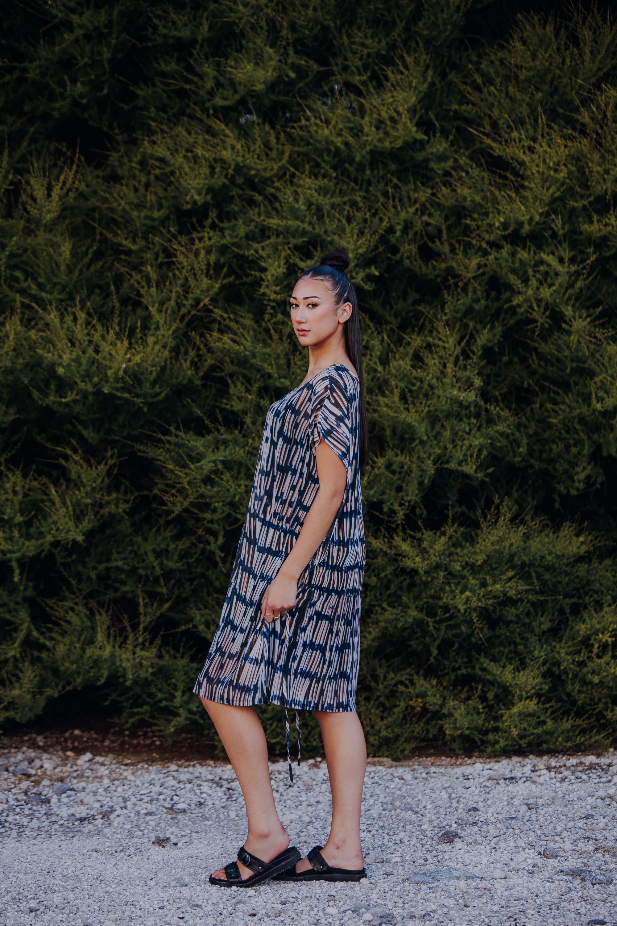 Pre Order Piupiu Print Dress - Mid Length