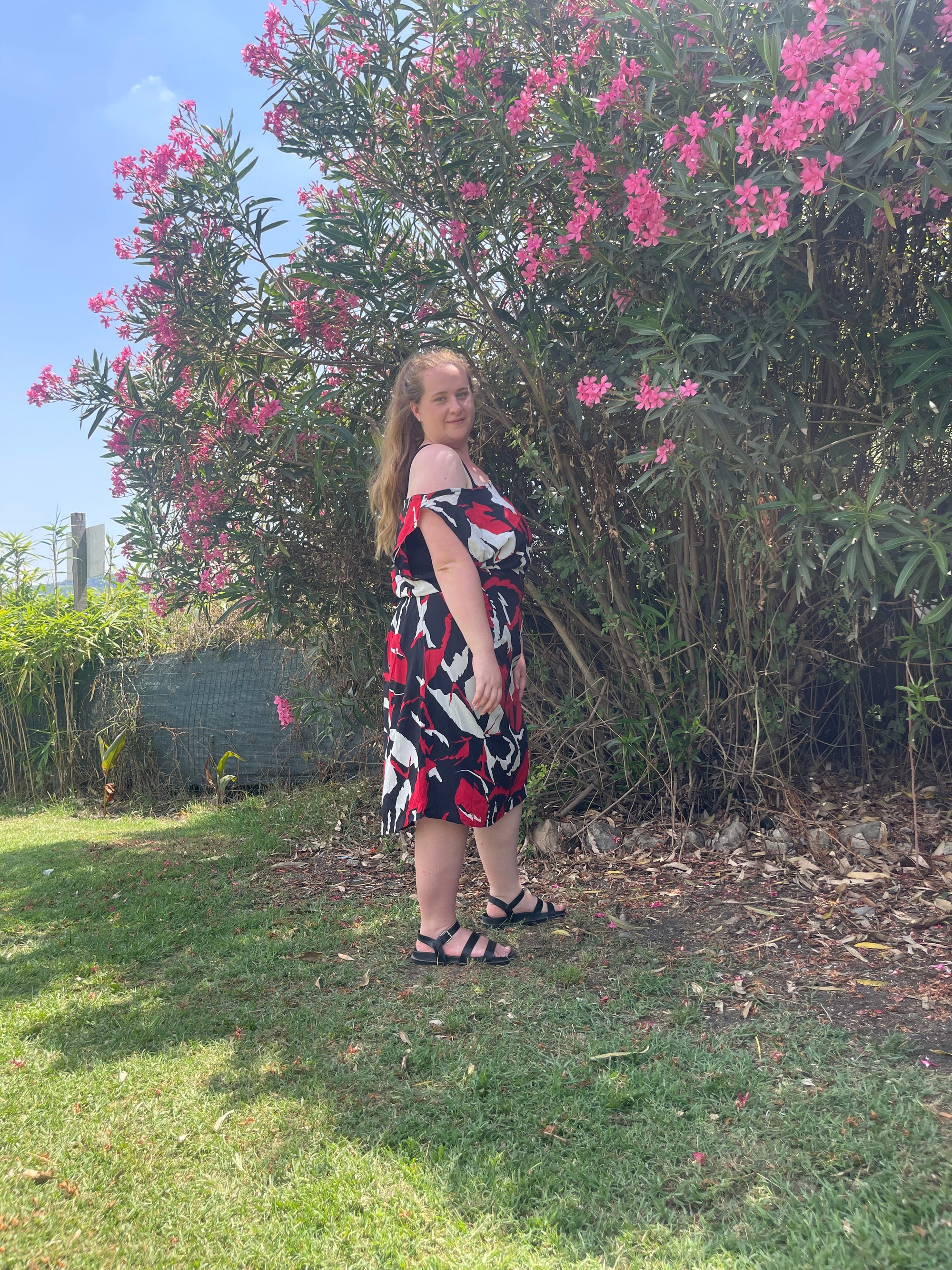 Wairata Warbrick  - Mā, Whero &amp; Pango Dress