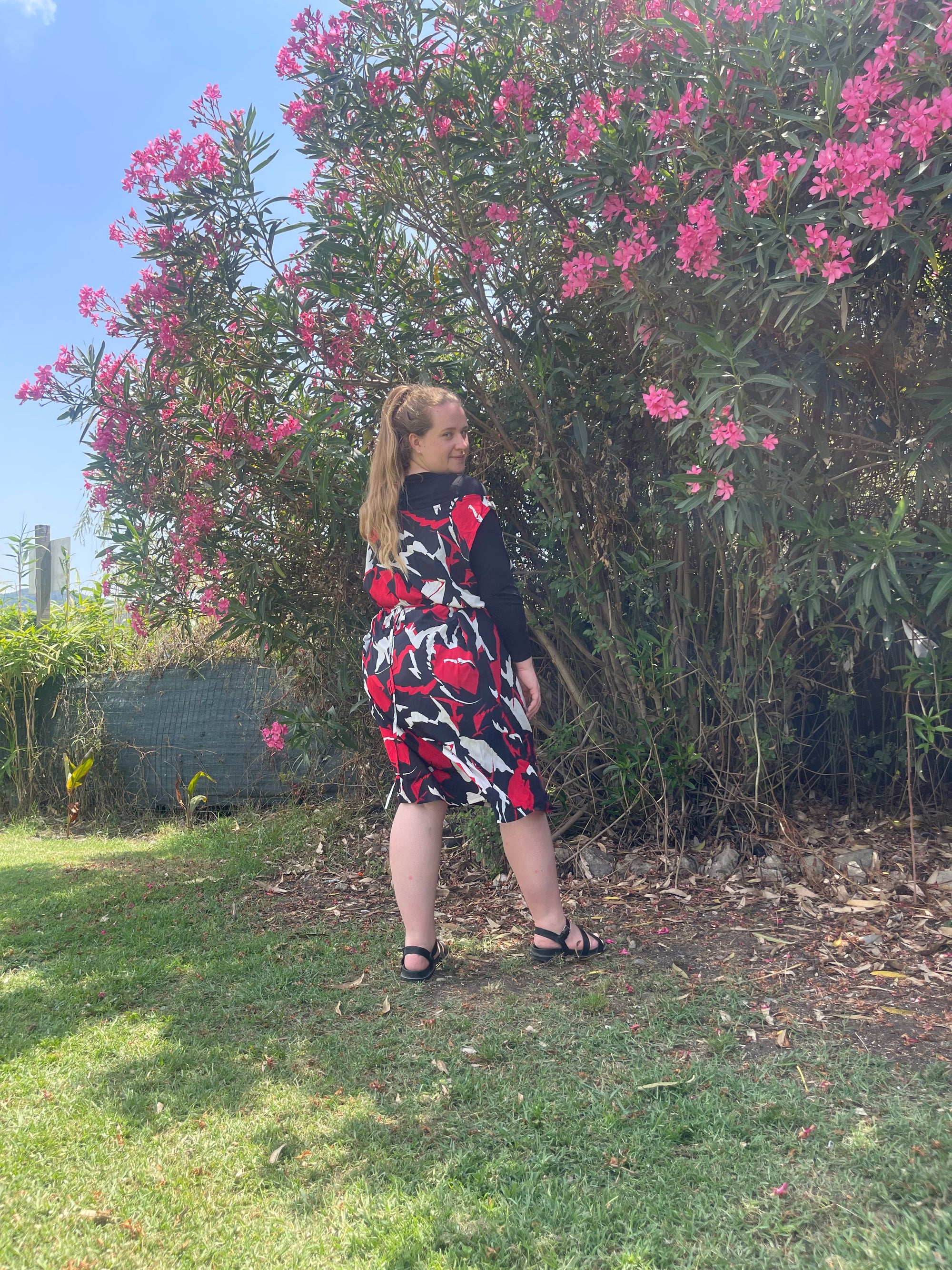 Wairata Warbrick  - Mā, Whero &amp; Pango Dress