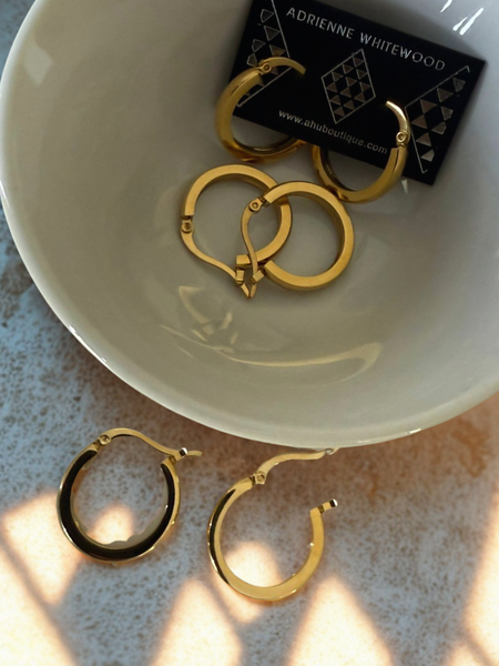 18ct Gold Plated Tarawhiti Earrings