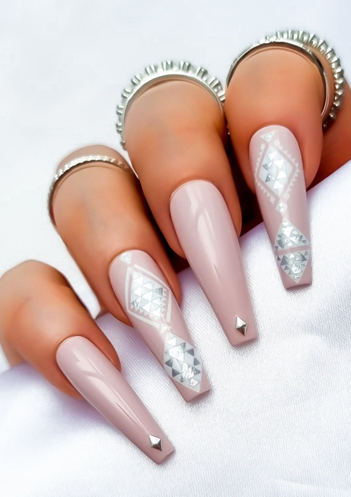 Black &amp; White Nail Transfer Tattoos - Taniko Waru