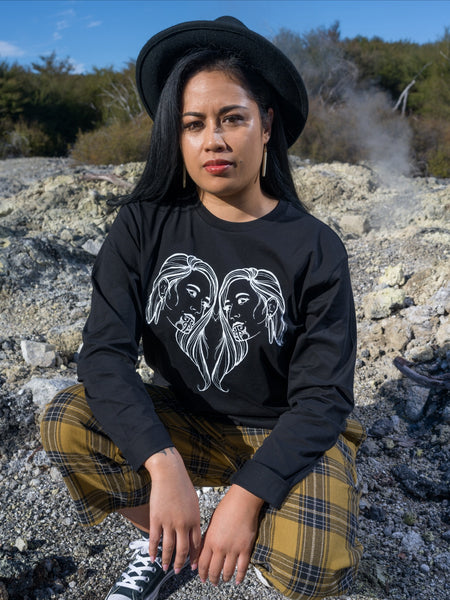 Arihia Long Sleeve Tee - Black