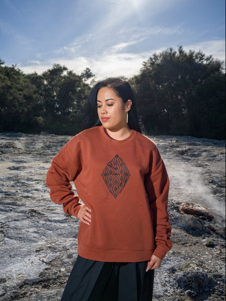 Taimana Print Crew - Clay