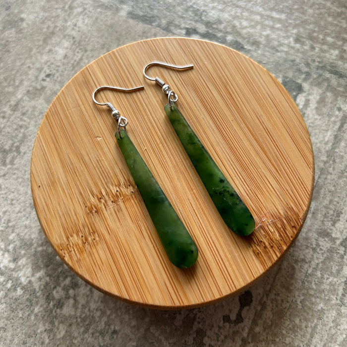 Greenstone Drop Earring - Small