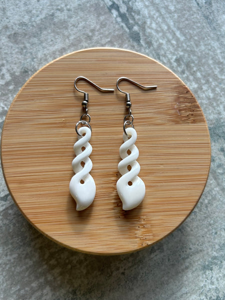 Bone Twist Earring