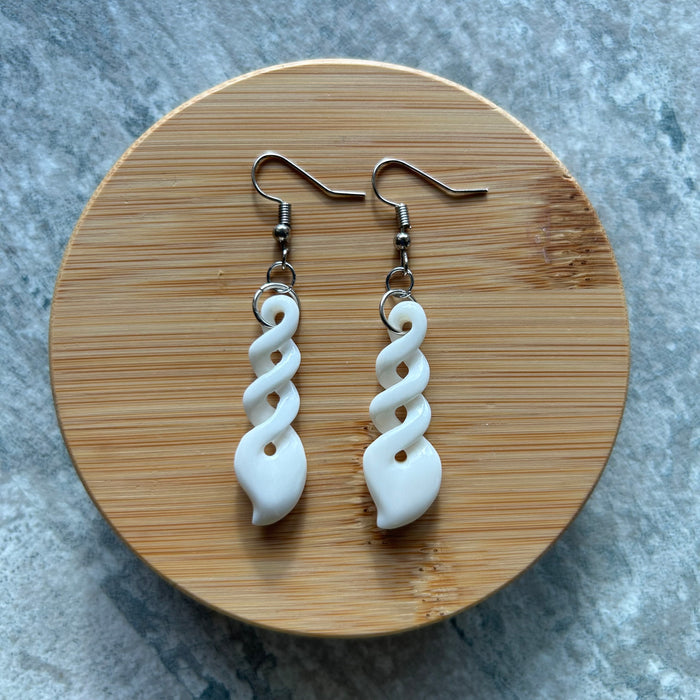 Bone Twist Earring