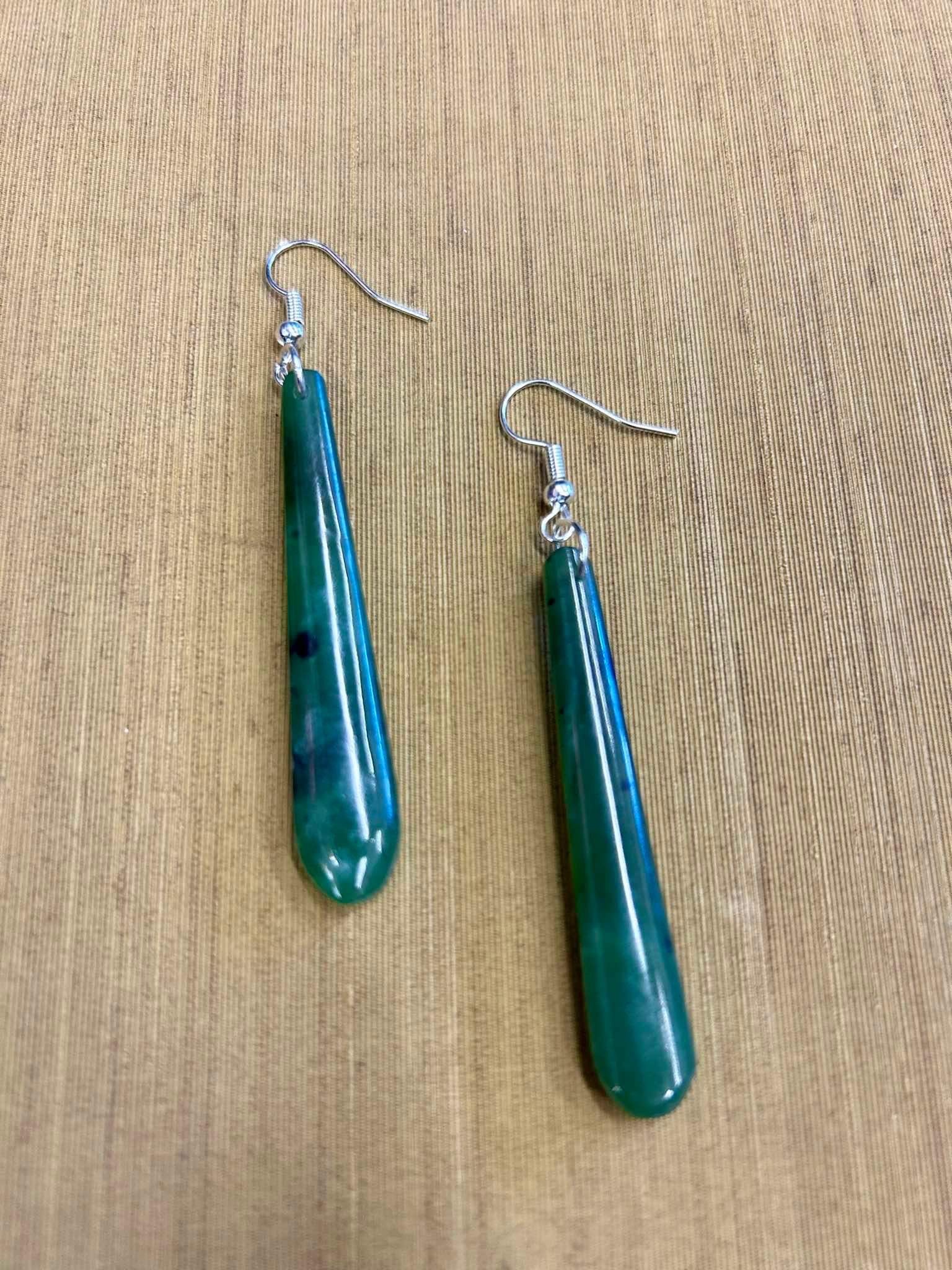 Greenstone Drop Earring - Small