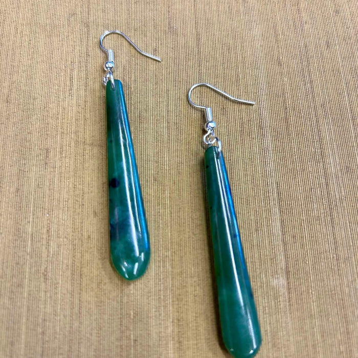 Greenstone Drop Earring - Small