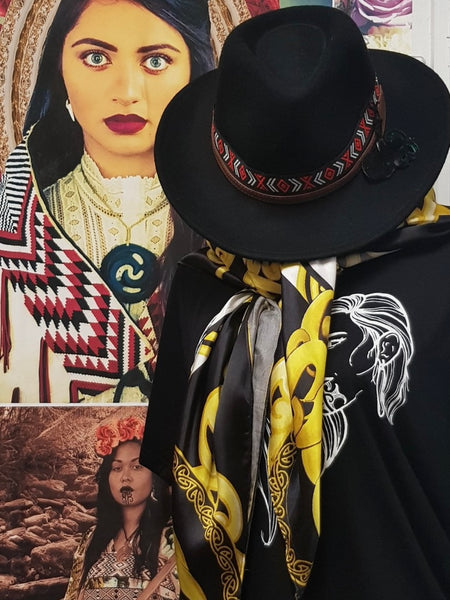 Pre Order Koura Print Silk Scarf