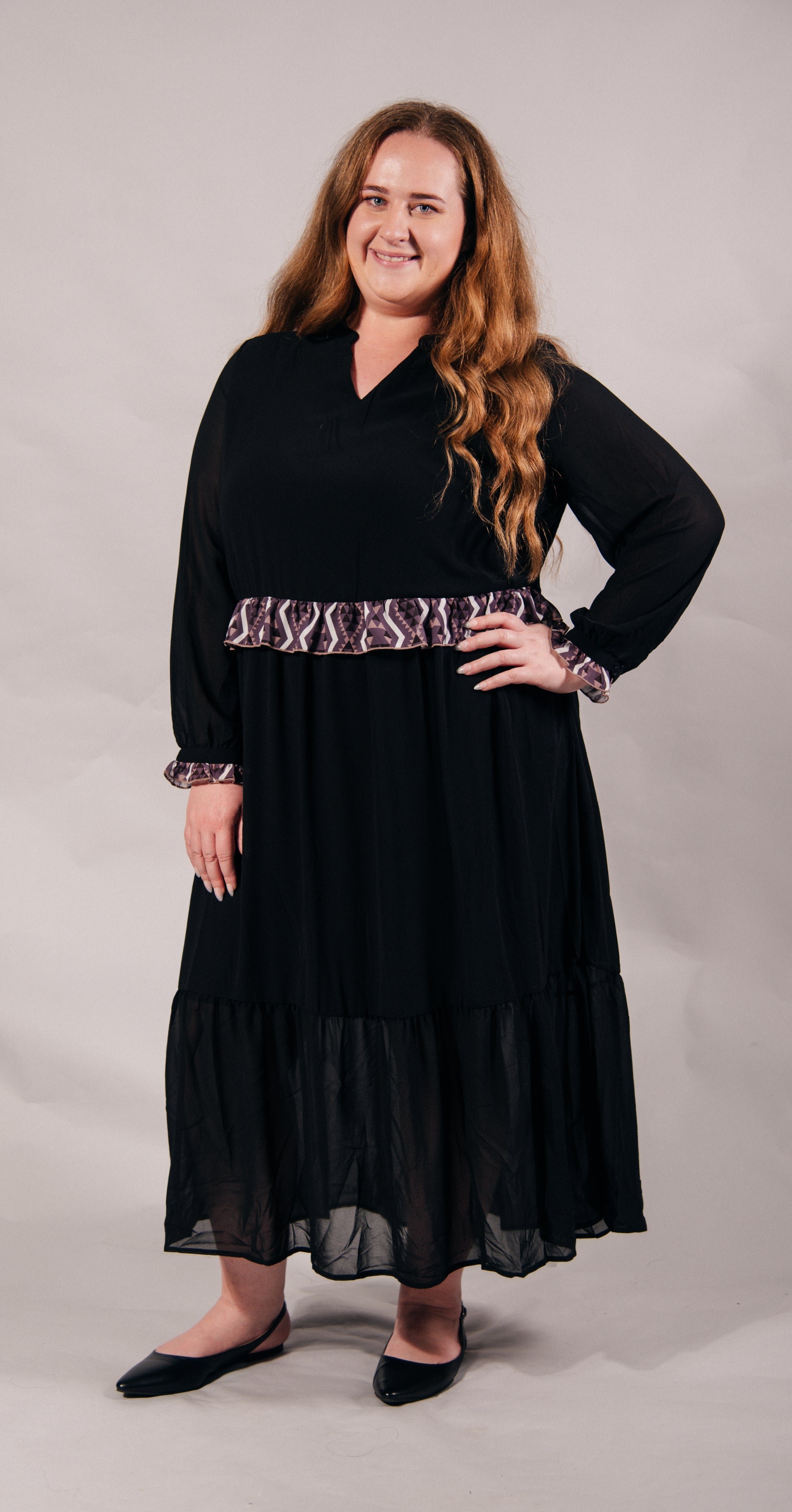 Aronui Frill Panekoti - Black