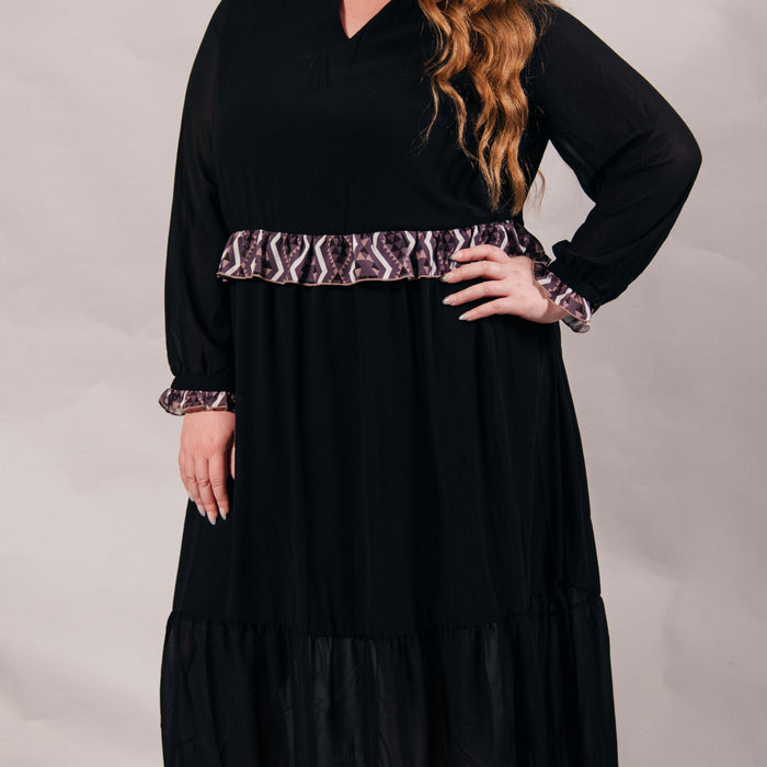 Aronui Frill Panekoti - Black