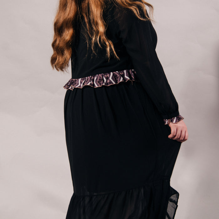 Aronui Frill Panekoti - Black
