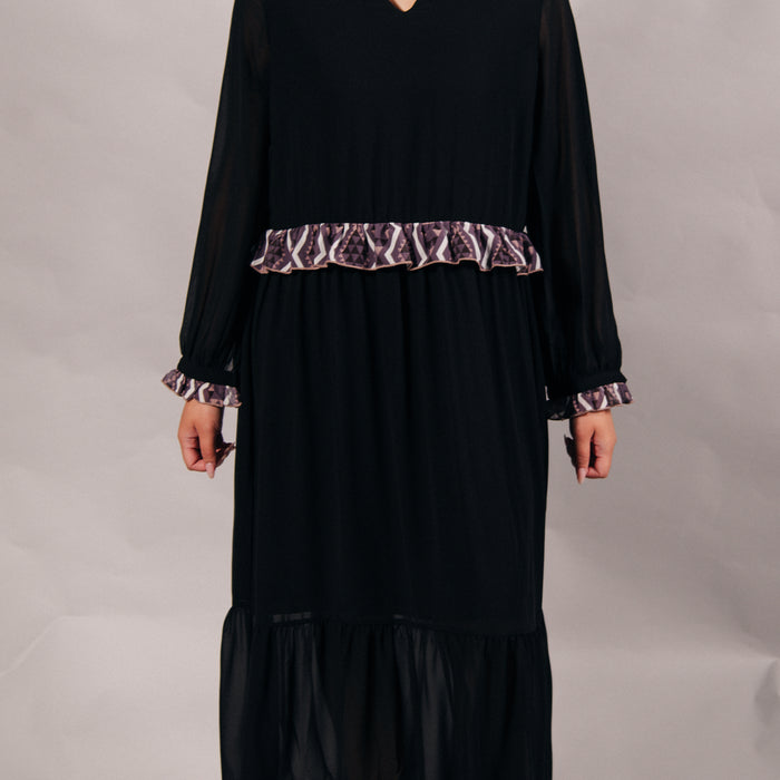 Aronui Frill Panekoti - Black